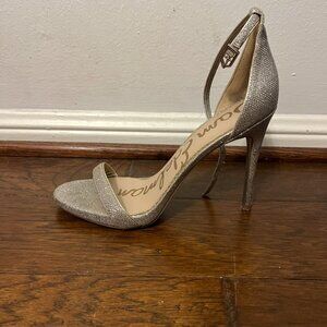 Steve Madden Sparkle Ankle Strap Heel